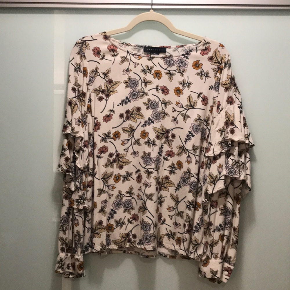 Sanctuary Fall Patterned Blouse